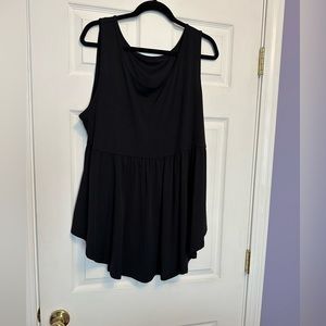 SHEIN 4XL Ribbed Black Tank